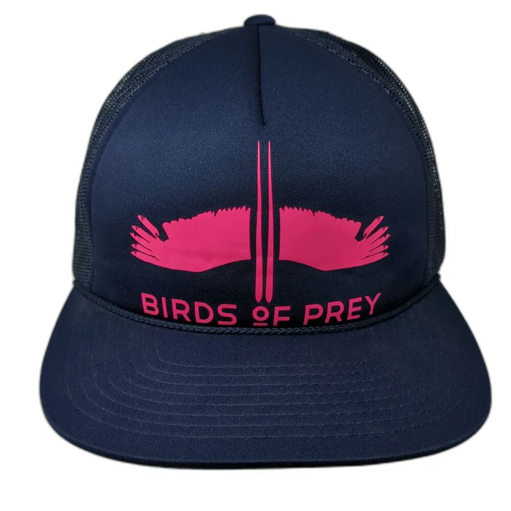 Ski Town All-Stars Birds of Prey Blue Trucker Hat One Size Mesh Snapback Vail